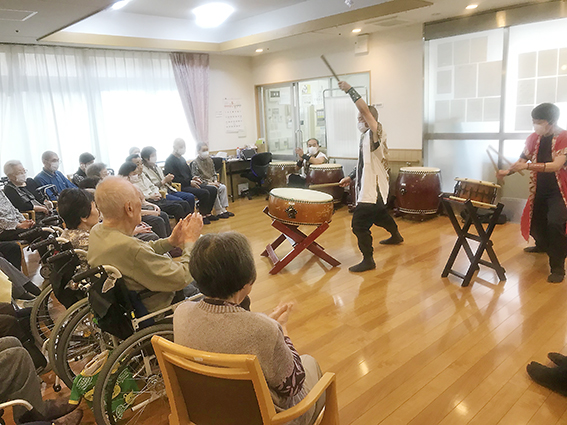 ボランティア様による和太鼓演奏会