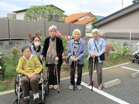 お庭でバラ祭り♪